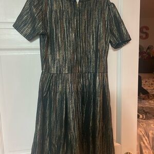 LuLaRoe Black and Gold Formal Dress